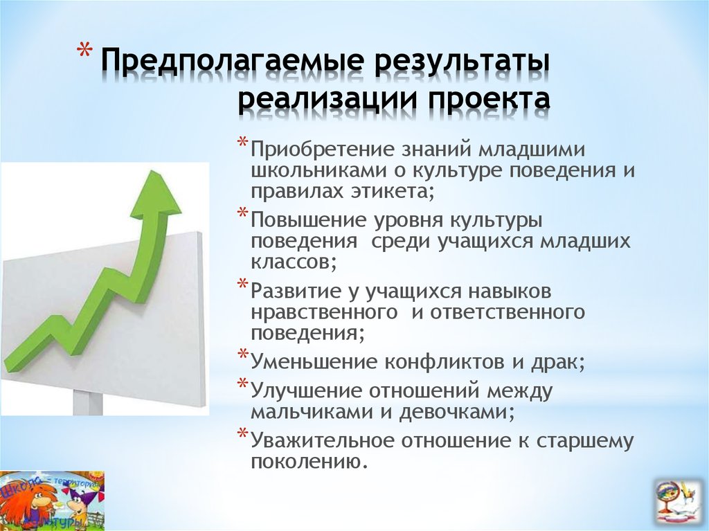 Что такое предполагаемый результат в проекте