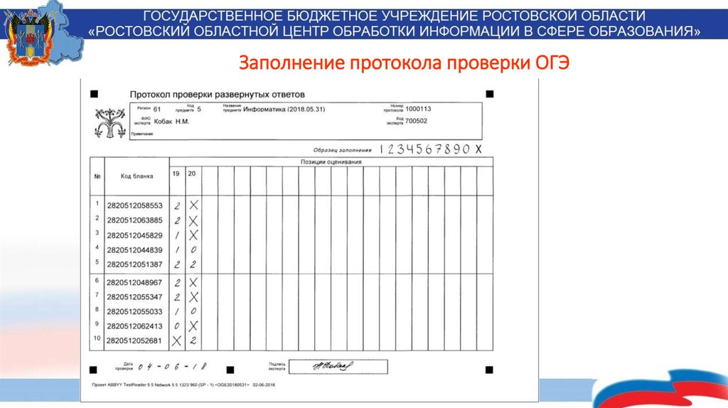 Проверка заданий огэ с развернутым ответом. Протокол ОГЭ. Протокол проверки ОГЭ. Протокол проверки развернутых ответов. Протокол проведения ОГЭ по русскому языку.