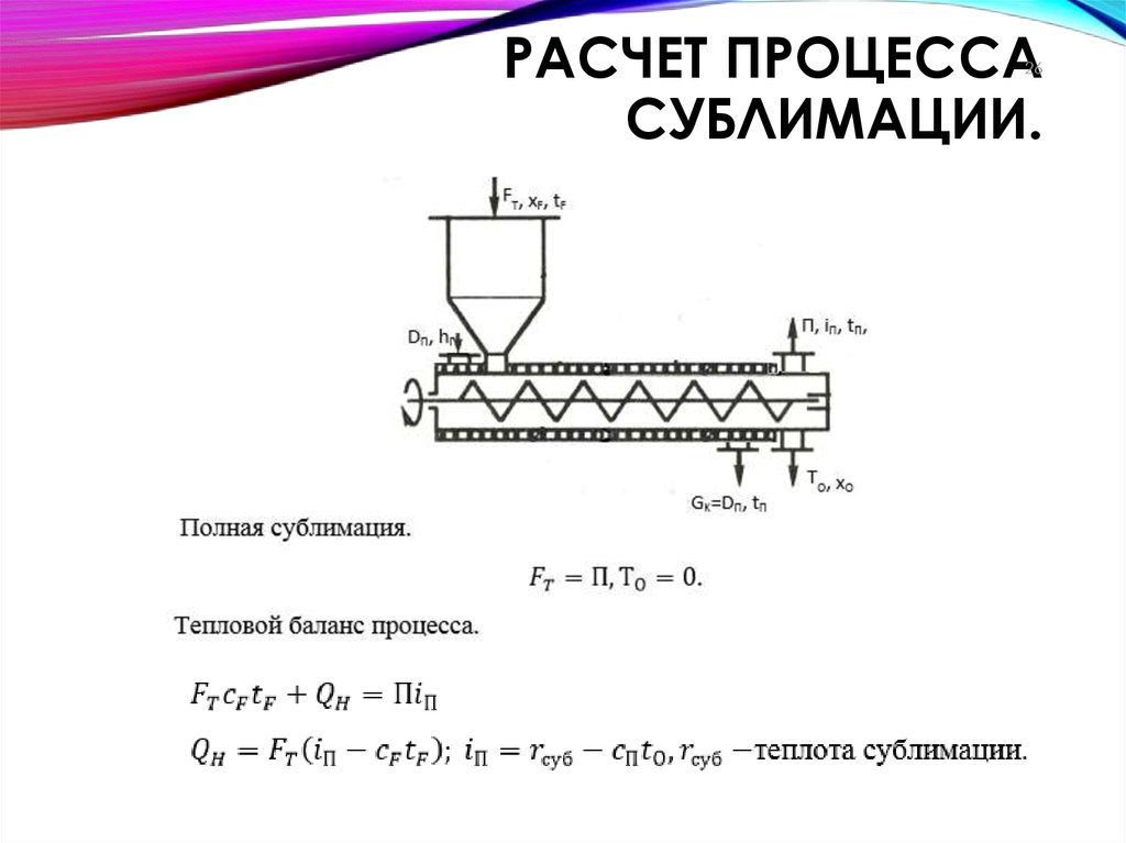 В процессе расчета