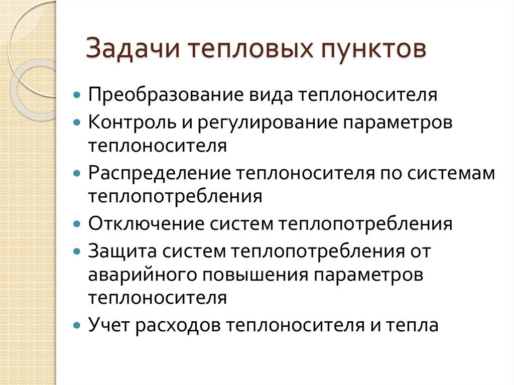 Пункты в презентации