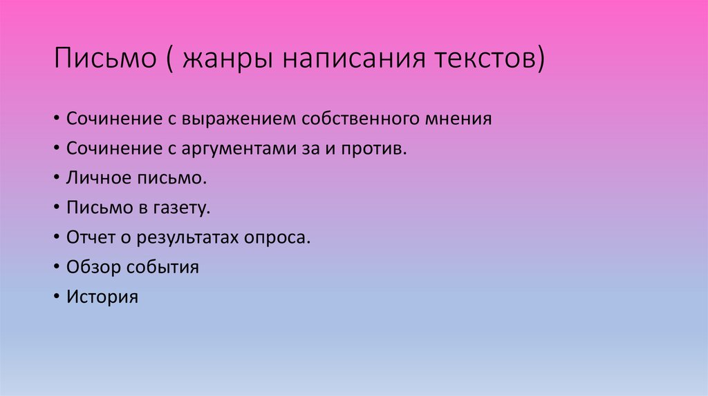 В каком жанре написано произведение. Жанры написания текста. Жанры письма. Письменные Жанры. Жанры письменного текста.