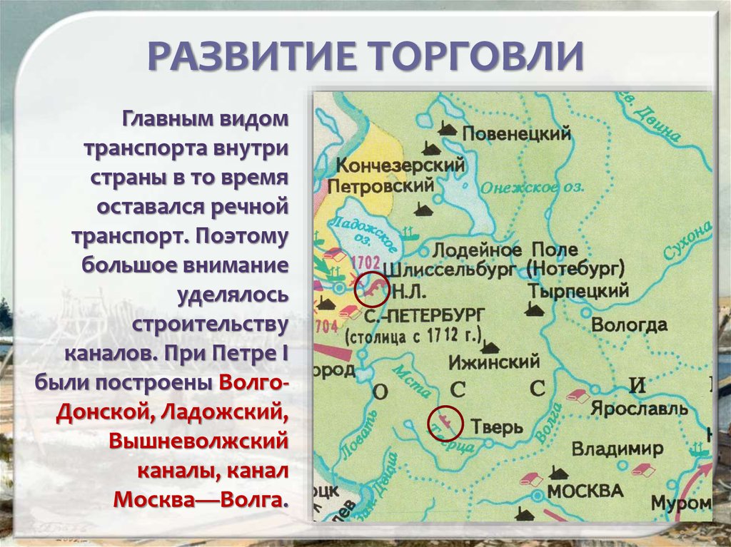 Экономическая политика петра 1 презентация 8 класс