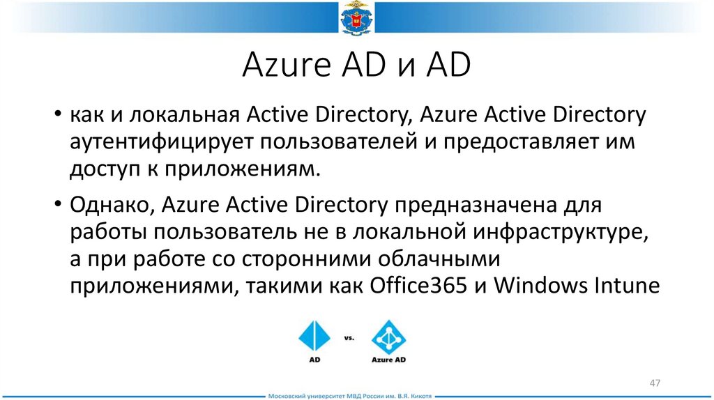 Azure AD и AD