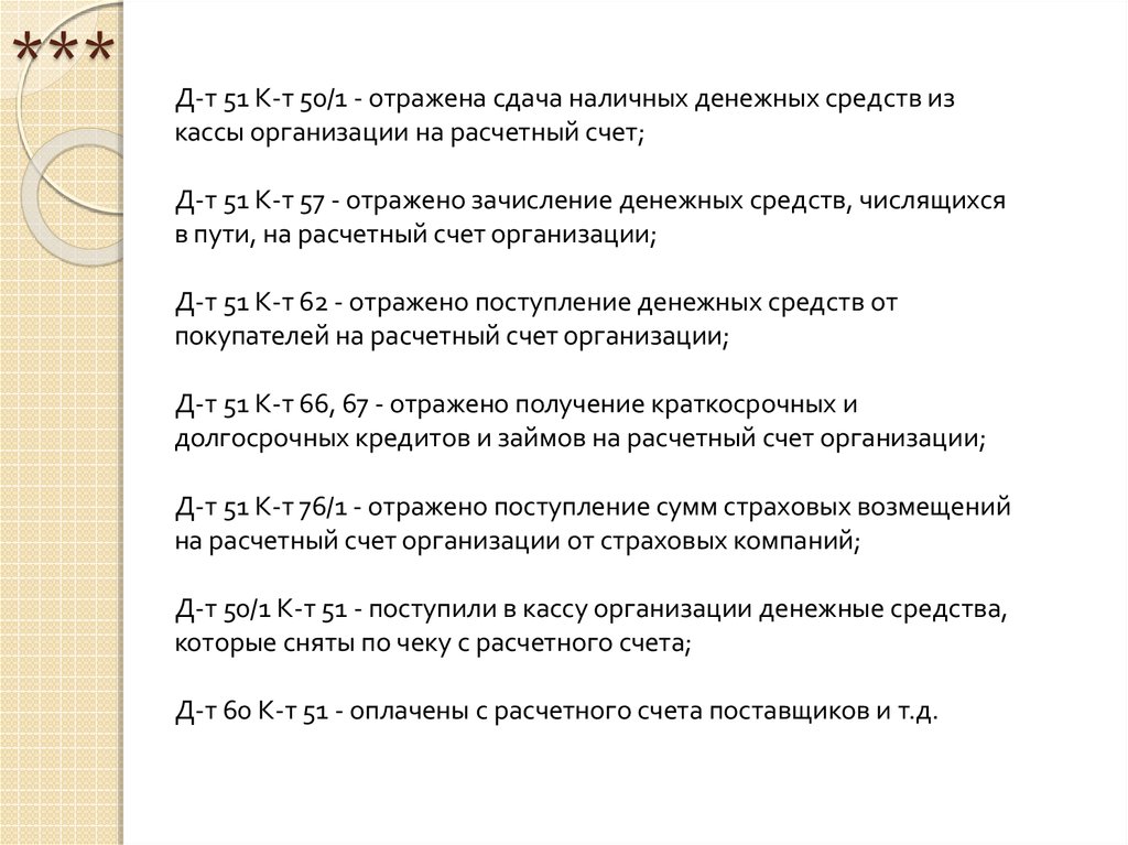 Отражено получение. Денежные средства, числящиеся в пути, поступили в кассу организации.