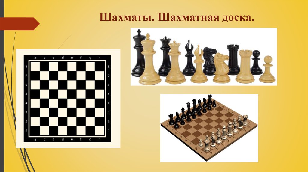 Шахматы. Шахматная доска.