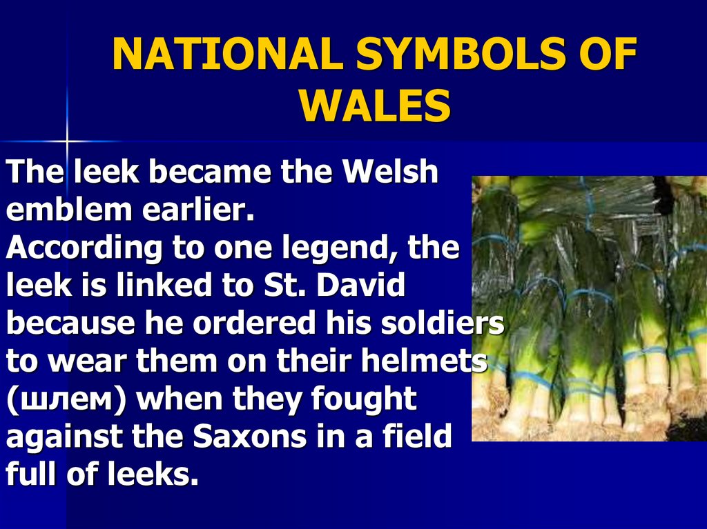 NATIONAL SYMBOLS OF WALES