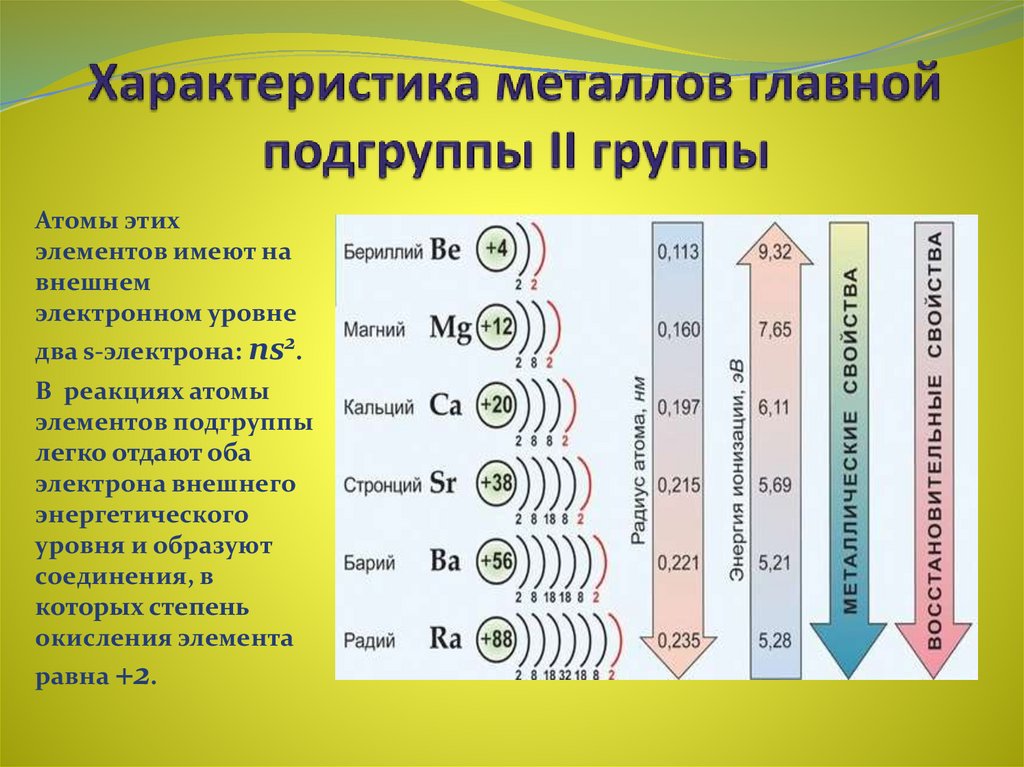 Тест 9 металлы главной подгруппы. Строение атомов щелочноземельных металлов 2а. Атомы металлов 1 группы главной подгруппы. Щелочноземельные металлы электронное строение атомов. Элементы главной подгруппы это металлы.