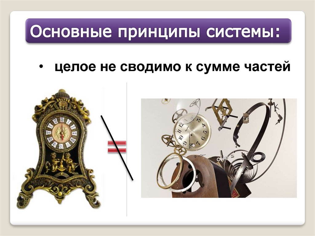 Примеры целое больше его частей