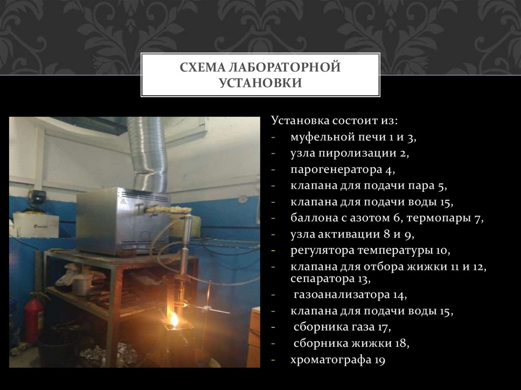 Схема лабораторной установки