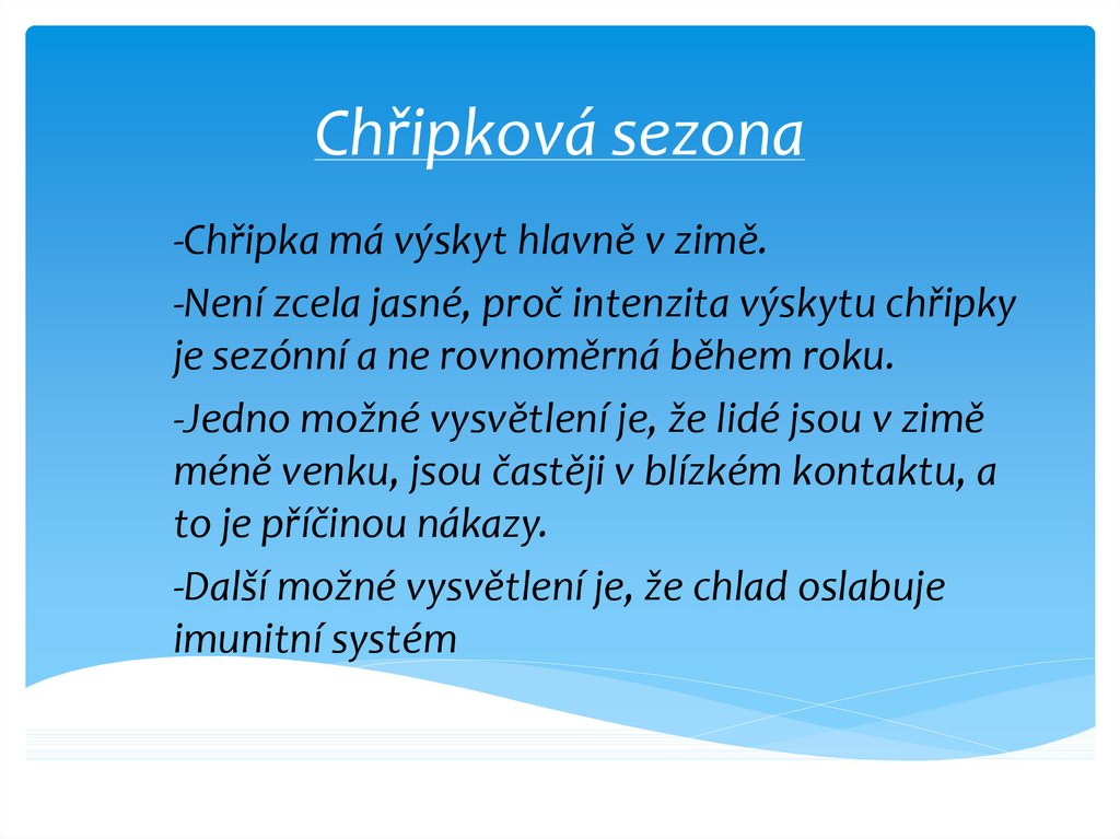 Chřipková sezona
