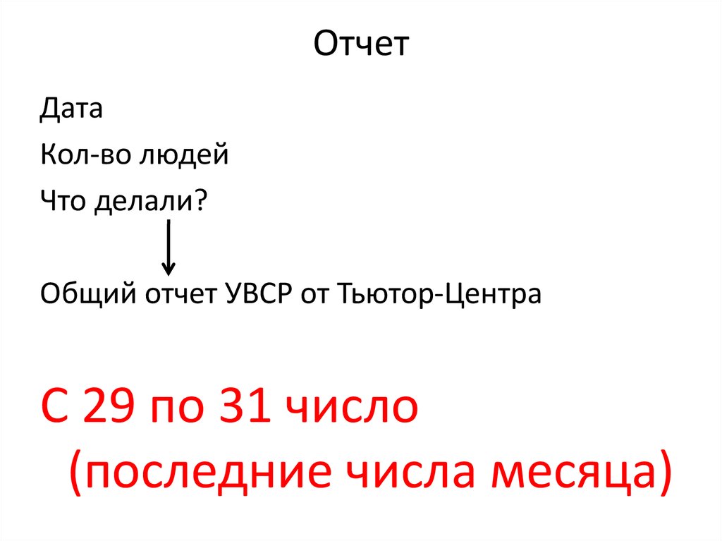 Отчет