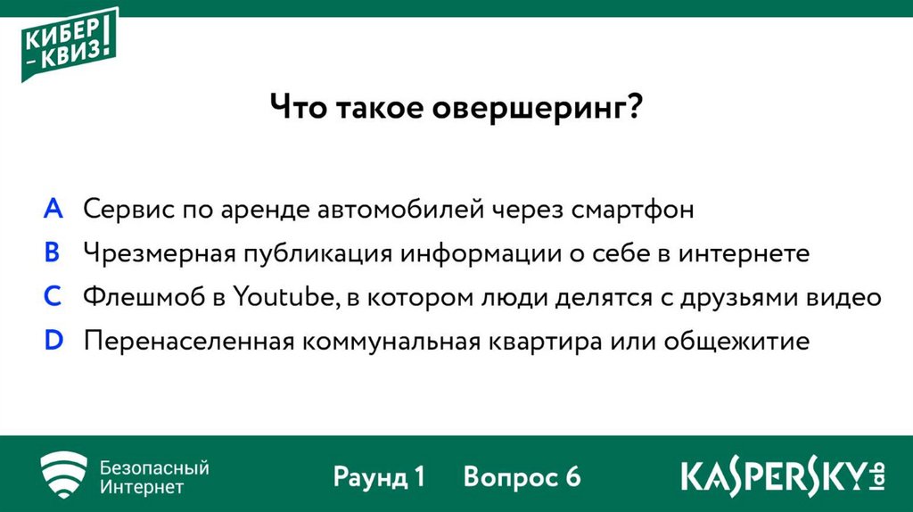 Cyber перевод. Кибер квиз. Кибер квиз безопасный интернет. Овершеринг. Кибер квиз безопасный интернет ответы.