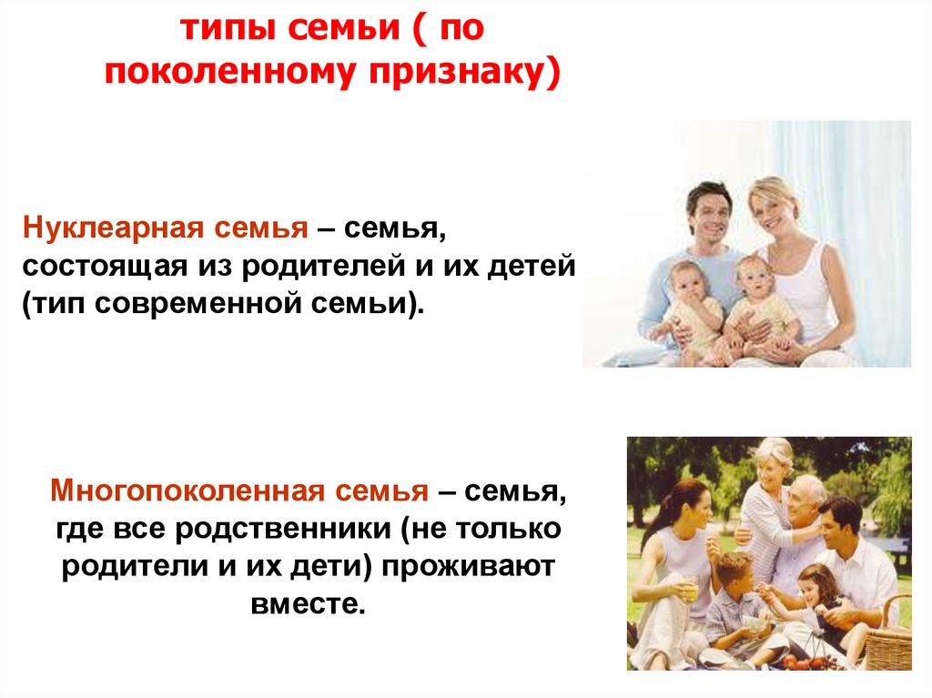 Социальный институт семьи