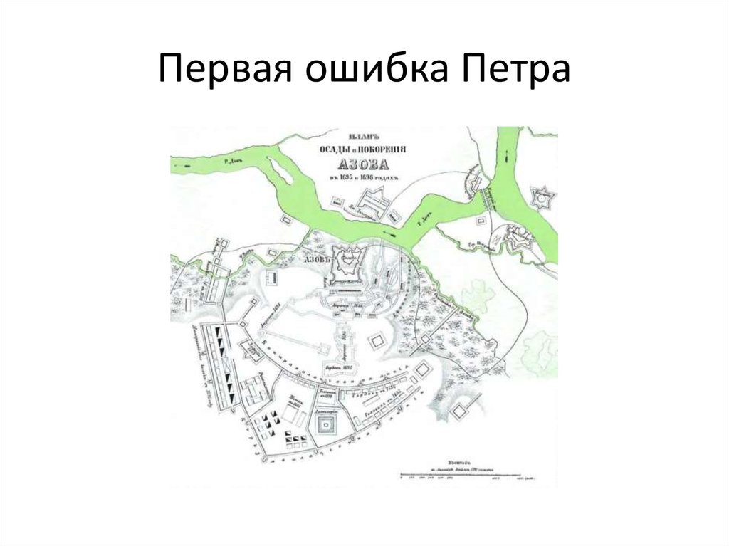 Первая ошибка Петра