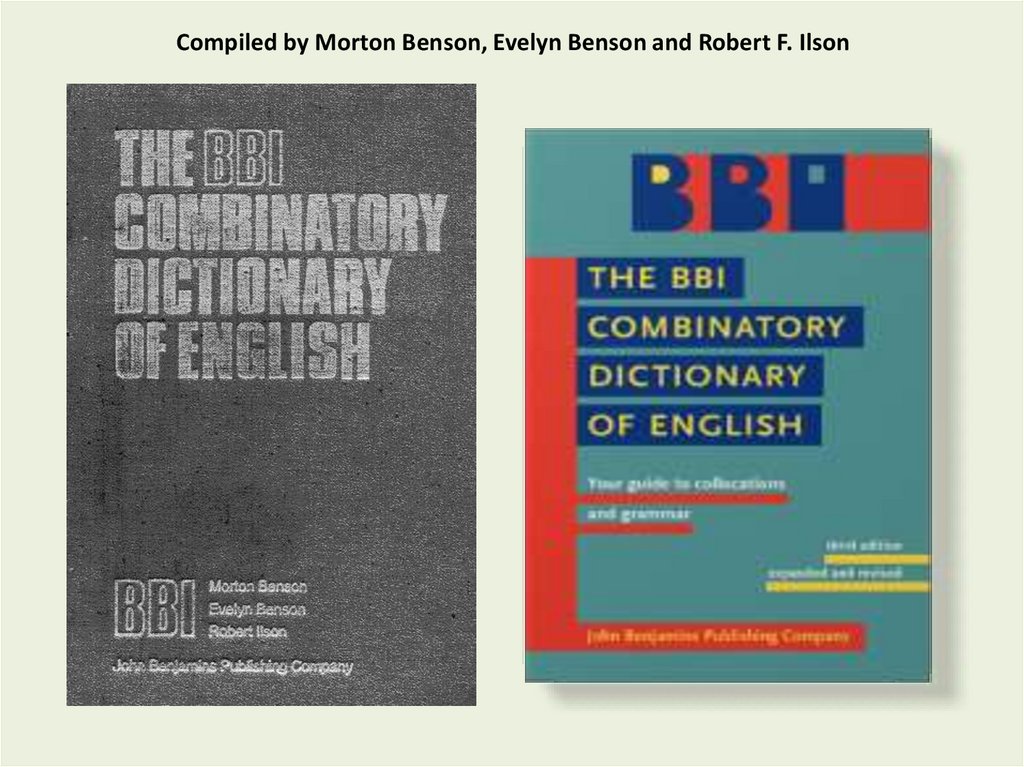 Compiled by Morton Benson, Evelyn Benson and Robert F. Ilson