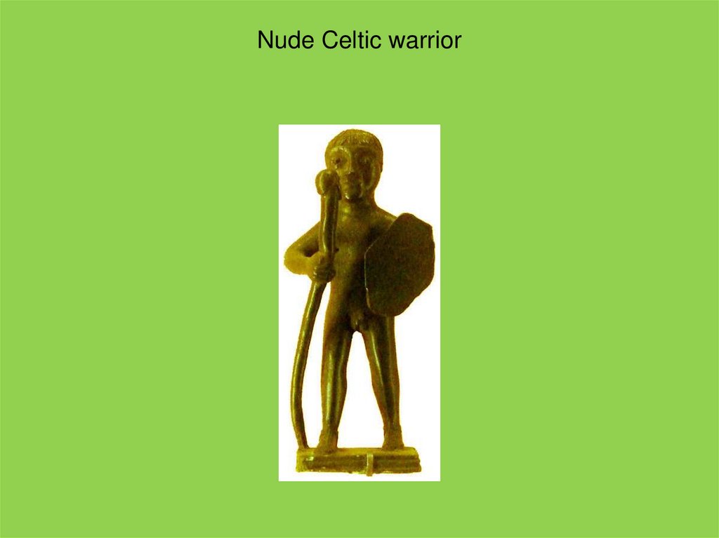 Nude Celtic warrior