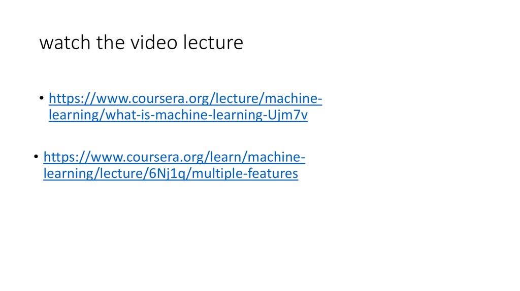 watch the video lecture