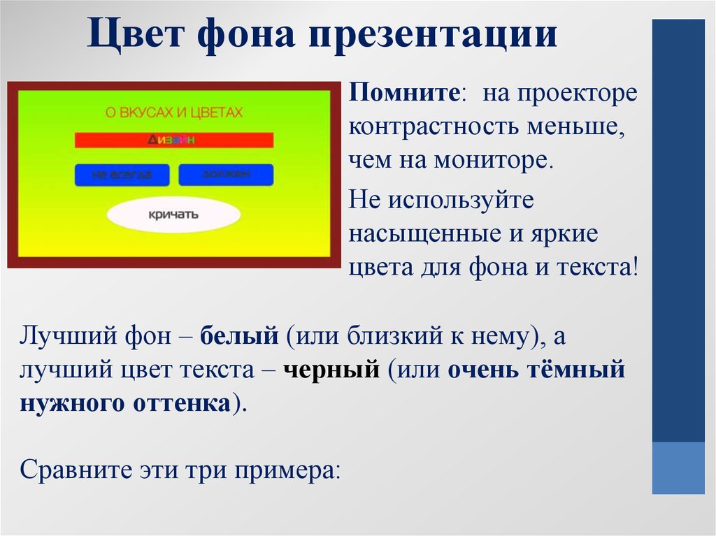 Определенный стиль оформления презентации 6 букв