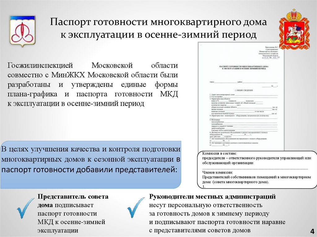 План подготовки здания к осенне зимнему периоду