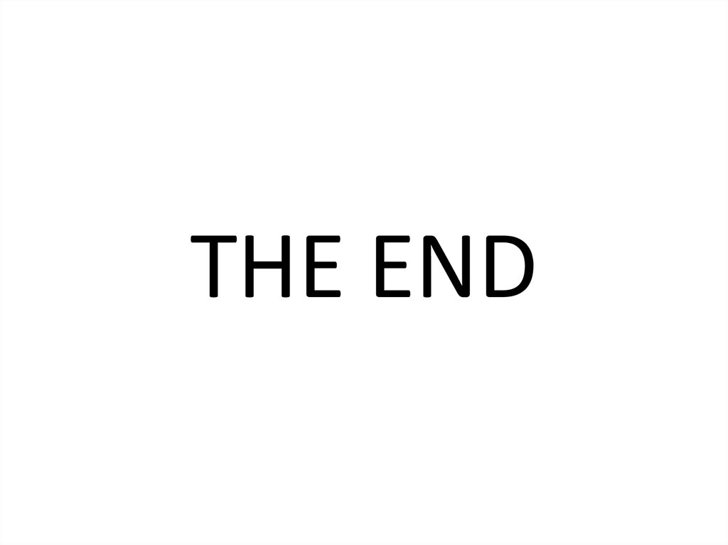 THE END