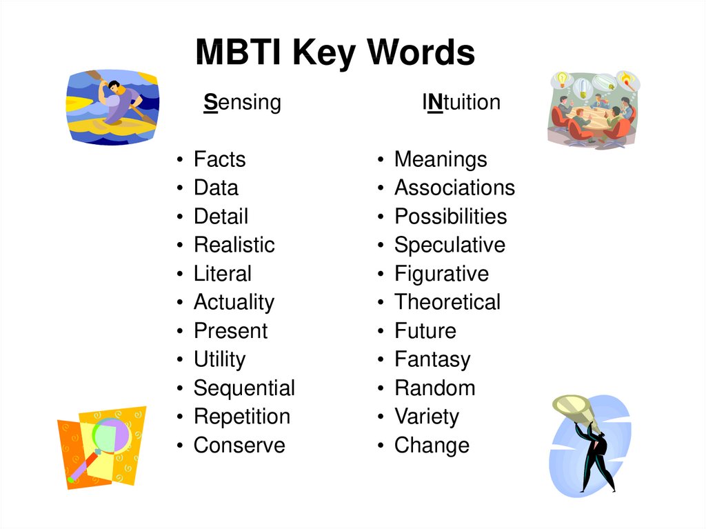 MBTI Key Words