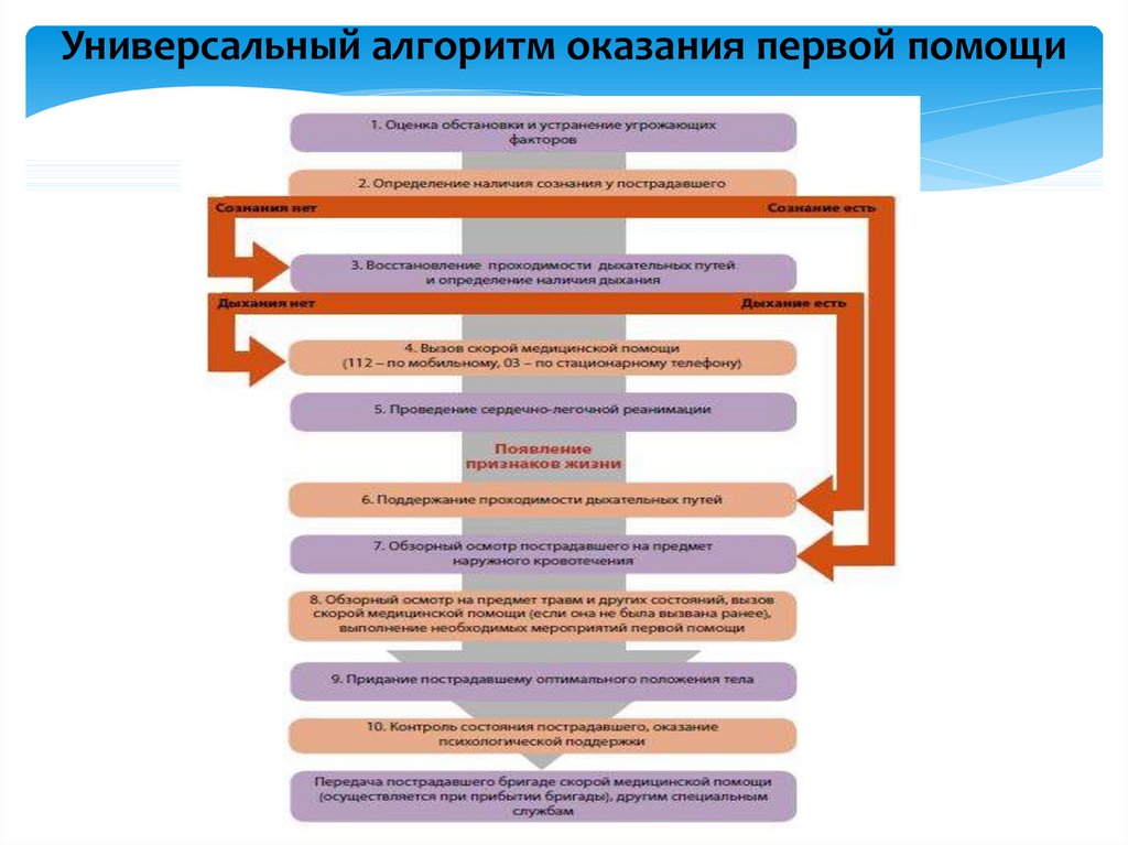 Обеспечение безопасных условий для оказания первой помощи