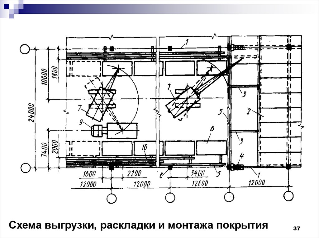 Реферат: Монтаж сборных железобетонных конструкций одноэтажного промышленного здания 2