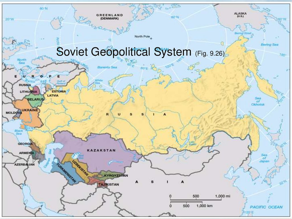 Soviet Geopolitical System (Fig. 9.26)