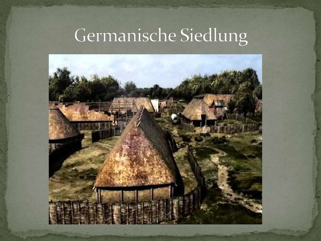 Germanische Siedlung