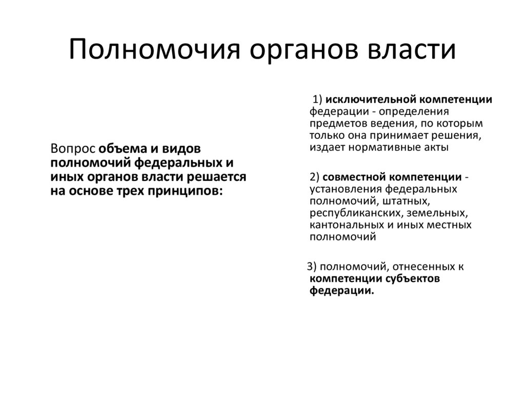 Курсовая работа: Разграничение предметов ведения и полномочий как один из принципов федеративного устройства России