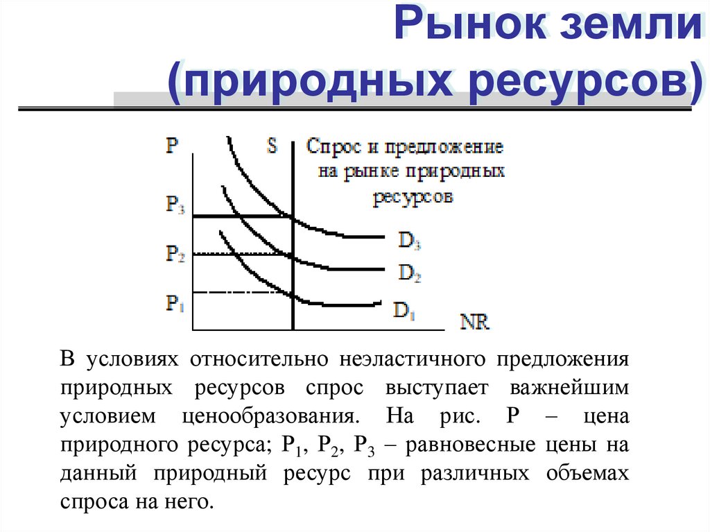 Рынок земли презентация по экономике