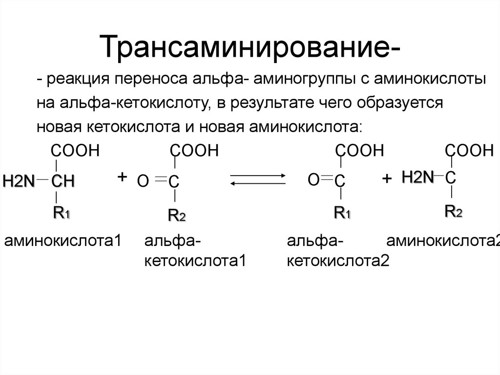 Аминокислоты это ферменты. Реакция трансаминирования Альфа аминокислот. Реакция трансаминирования аминокислот. Реакция переаминирования аминокислот. Трансаминирование аминокислот реакции.
