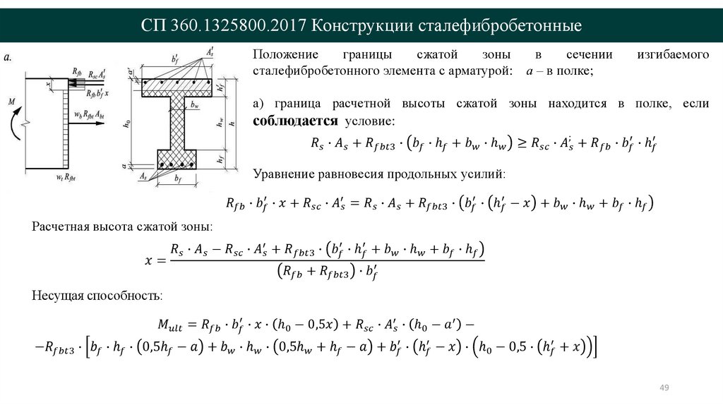 СП 360.1325800.2017 Конструкции сталефибробетонные