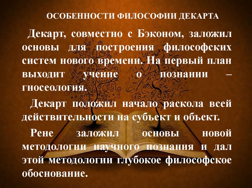 Декарт философия. Особенности философии Декарта. Философия р. Декарта называется. Учения Декарта в философии. Основные философские взгляды Декарта.