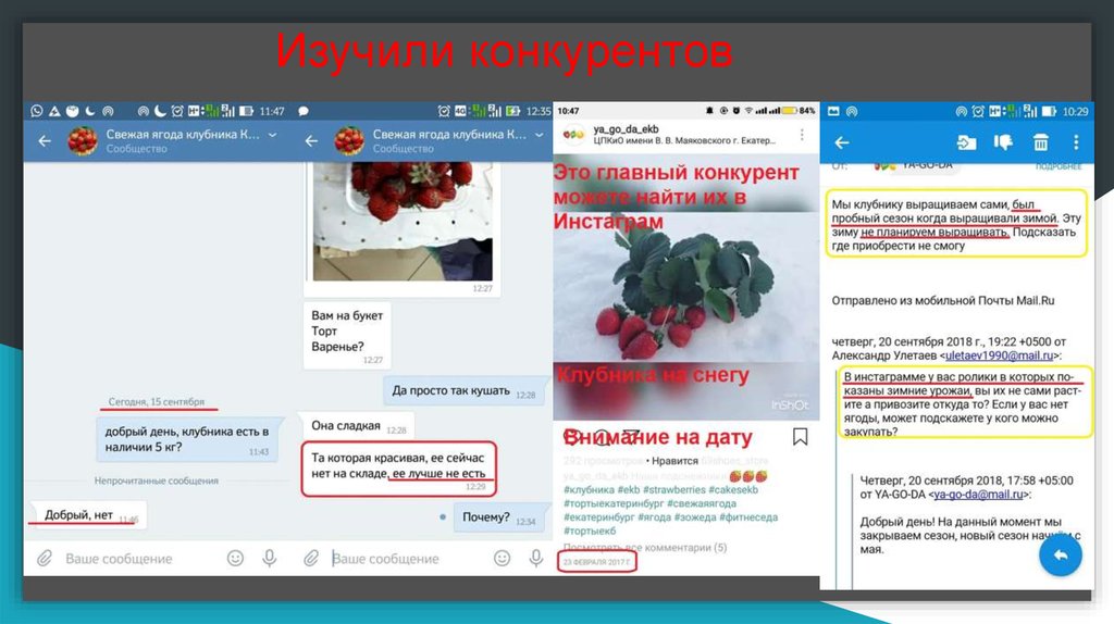 Изучили конкурентов