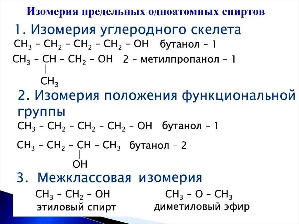 Спирты презентация 10 класс