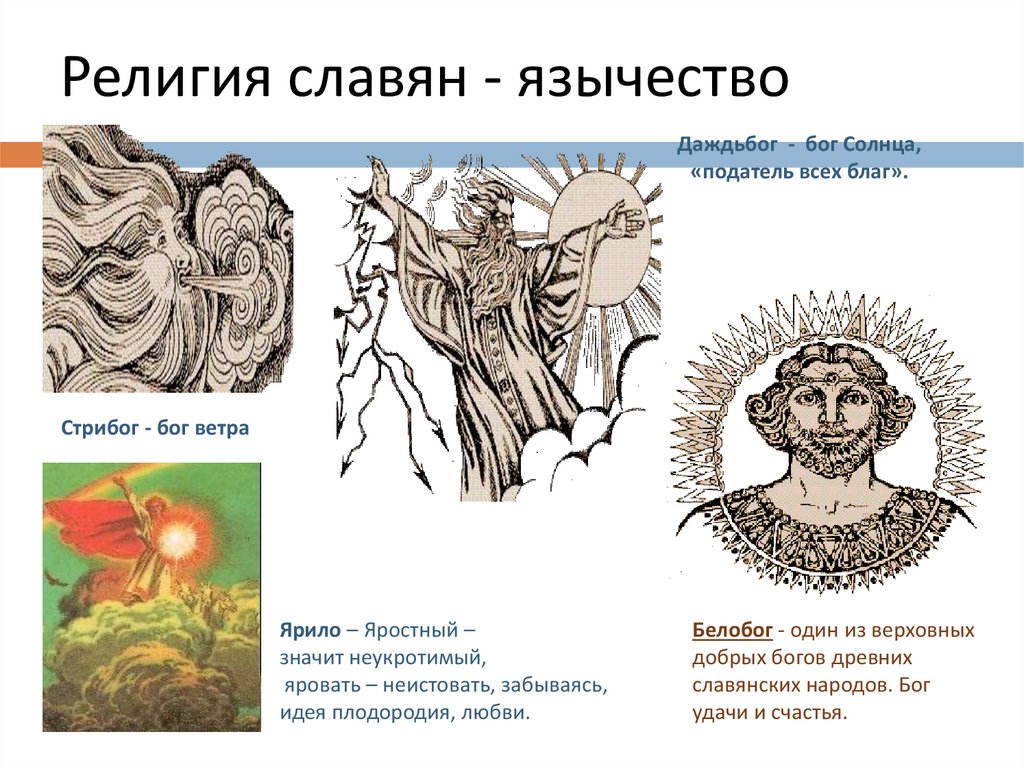 Религия славян - язычество