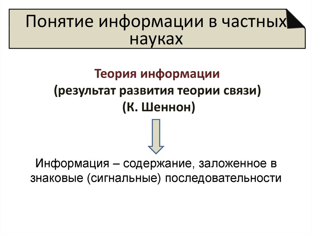 Понятие информации и правовой информации презентация