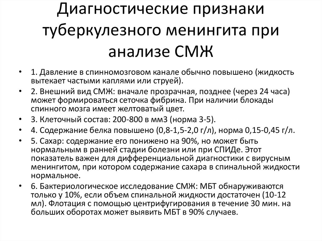 Симптомы вирусного менингита