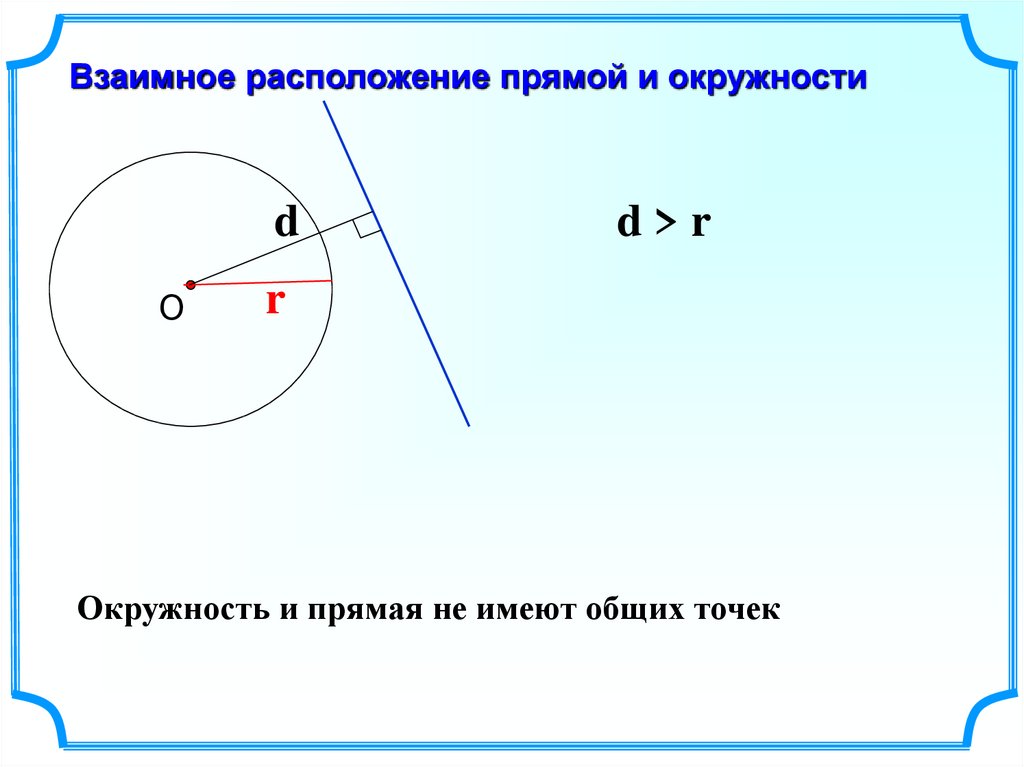 Касательная к окружности геометрия 7 класс презентация. Взаимное расположение прямой и окружности. Геометрия взаимное расположение прямой и окружности. Взаимное расположение прямой и окружности касательная к окружности. Взаимное расположение прямой и окружности 8.