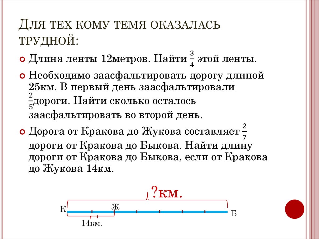 Для тех кому темя оказалась трудной: