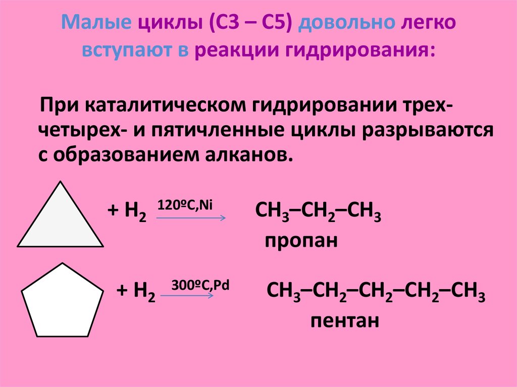 Циклопропан гибридизация