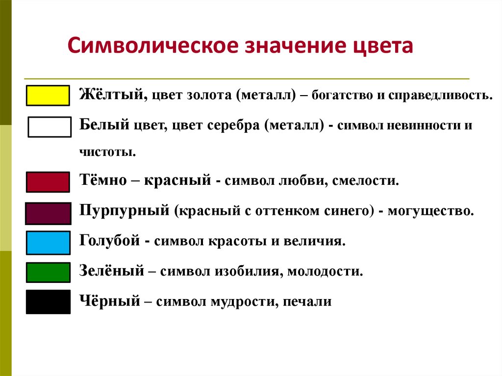 Символ рисунок или отличительный цвет или обозначение это