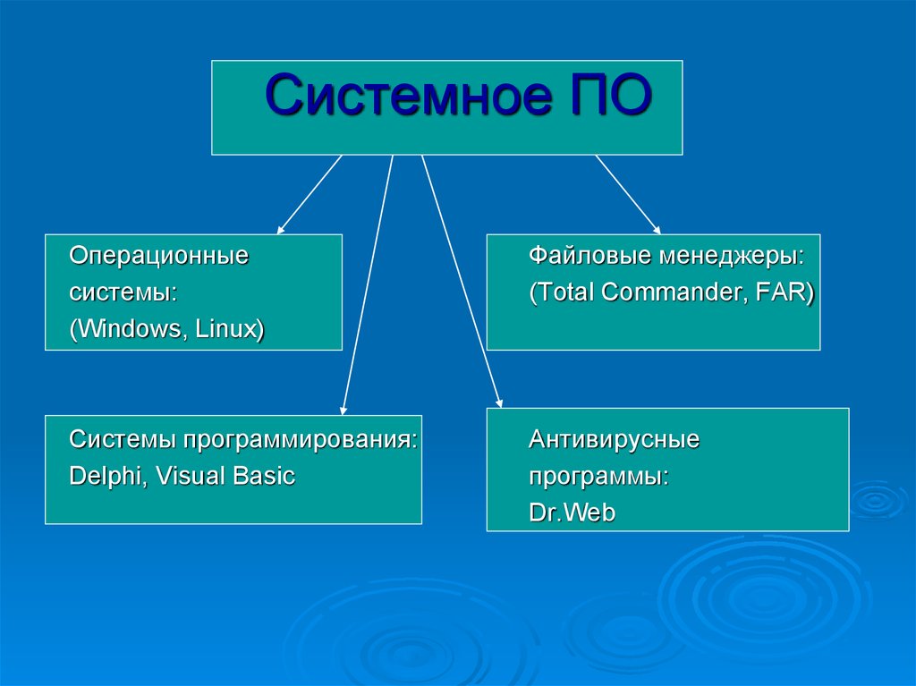 Множество программ которые управляют работой компьютера и организуют диалог