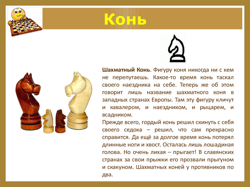 Фото различных видов фигур в шахматах