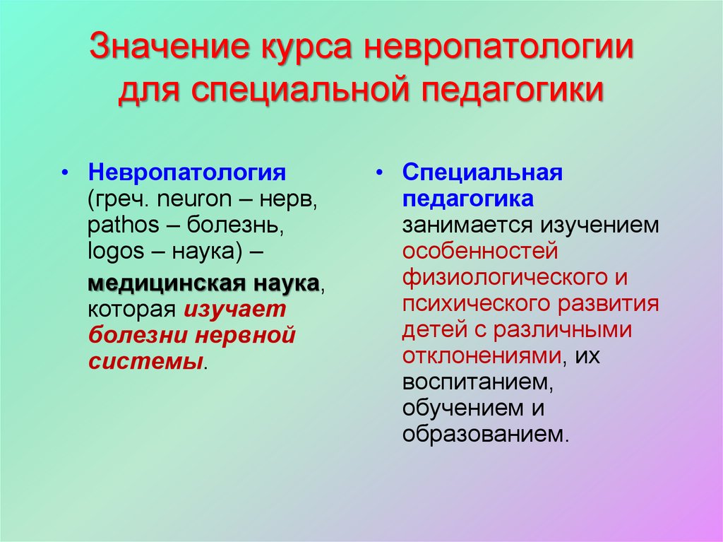 Заполните схему связь невропатологии с другими науками