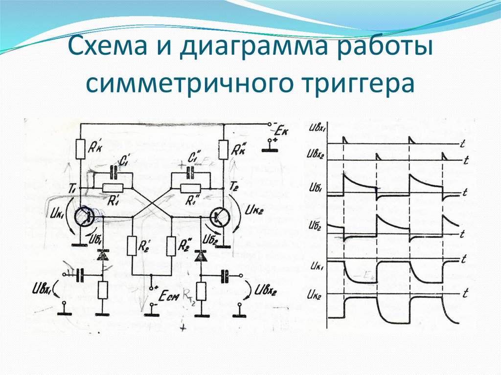 Схема симметричного триггера