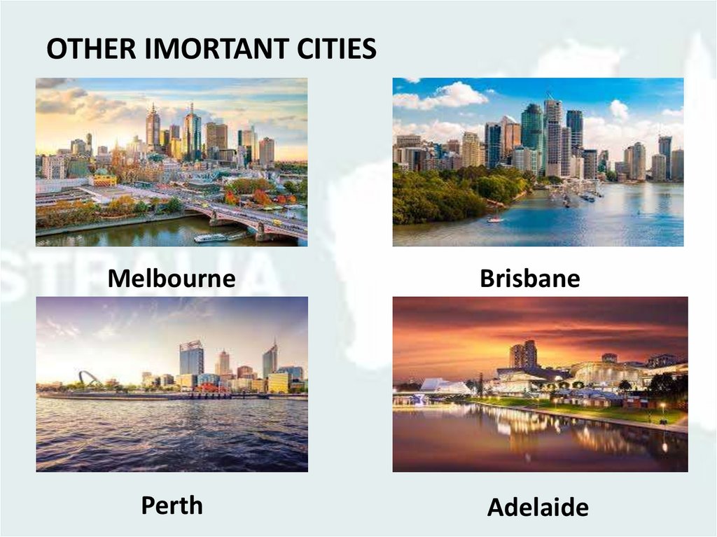 OTHER IMORTANT CITIES