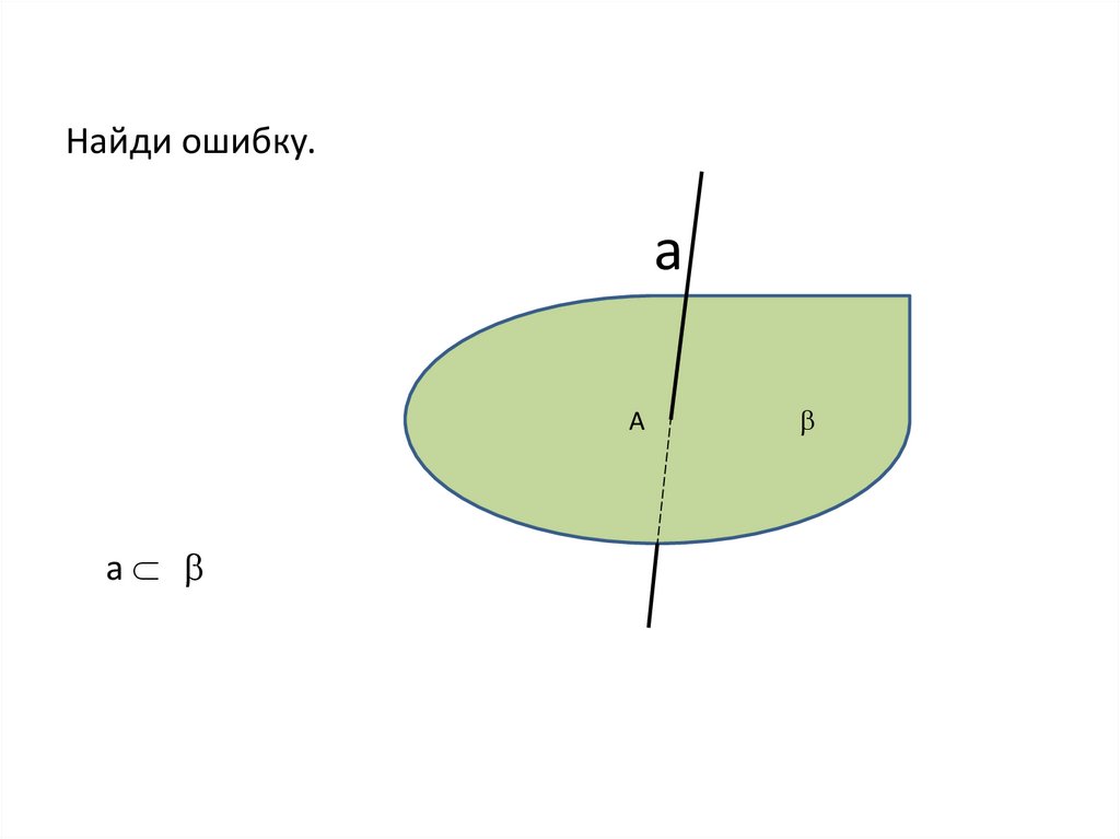 Найди ошибку. а