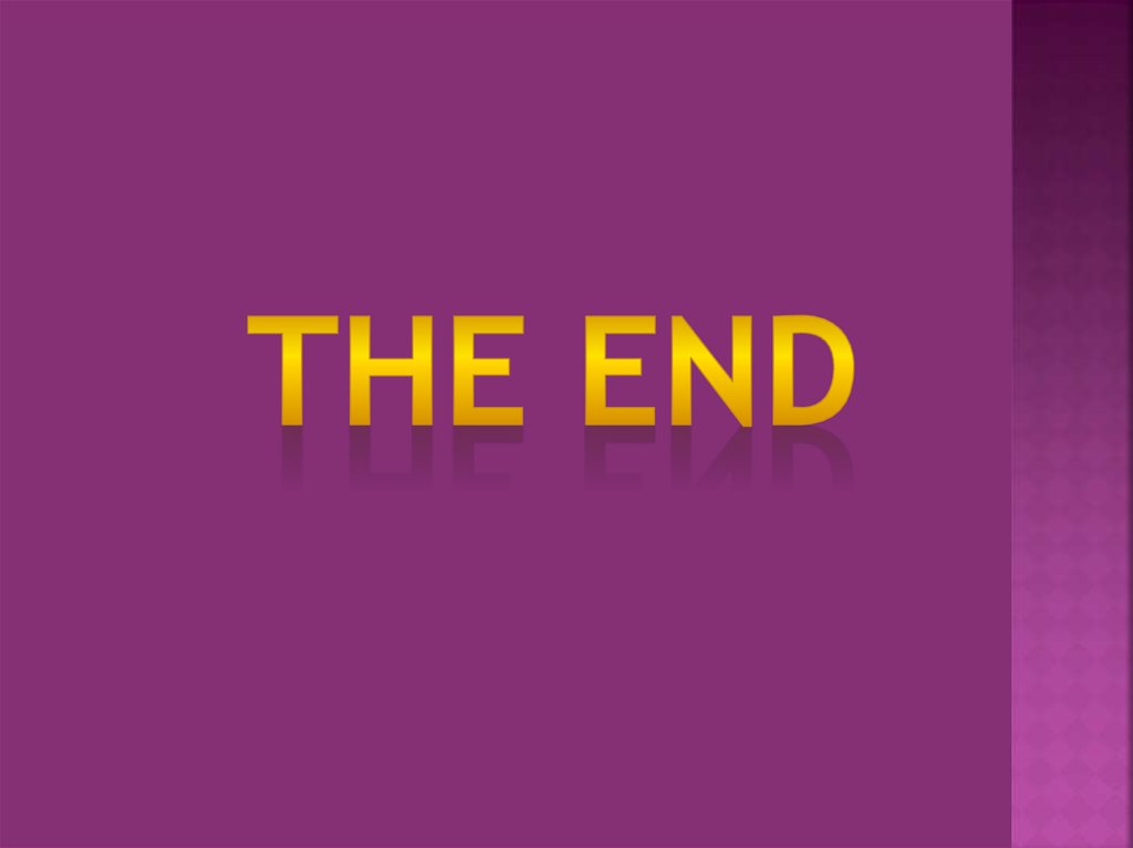 The End